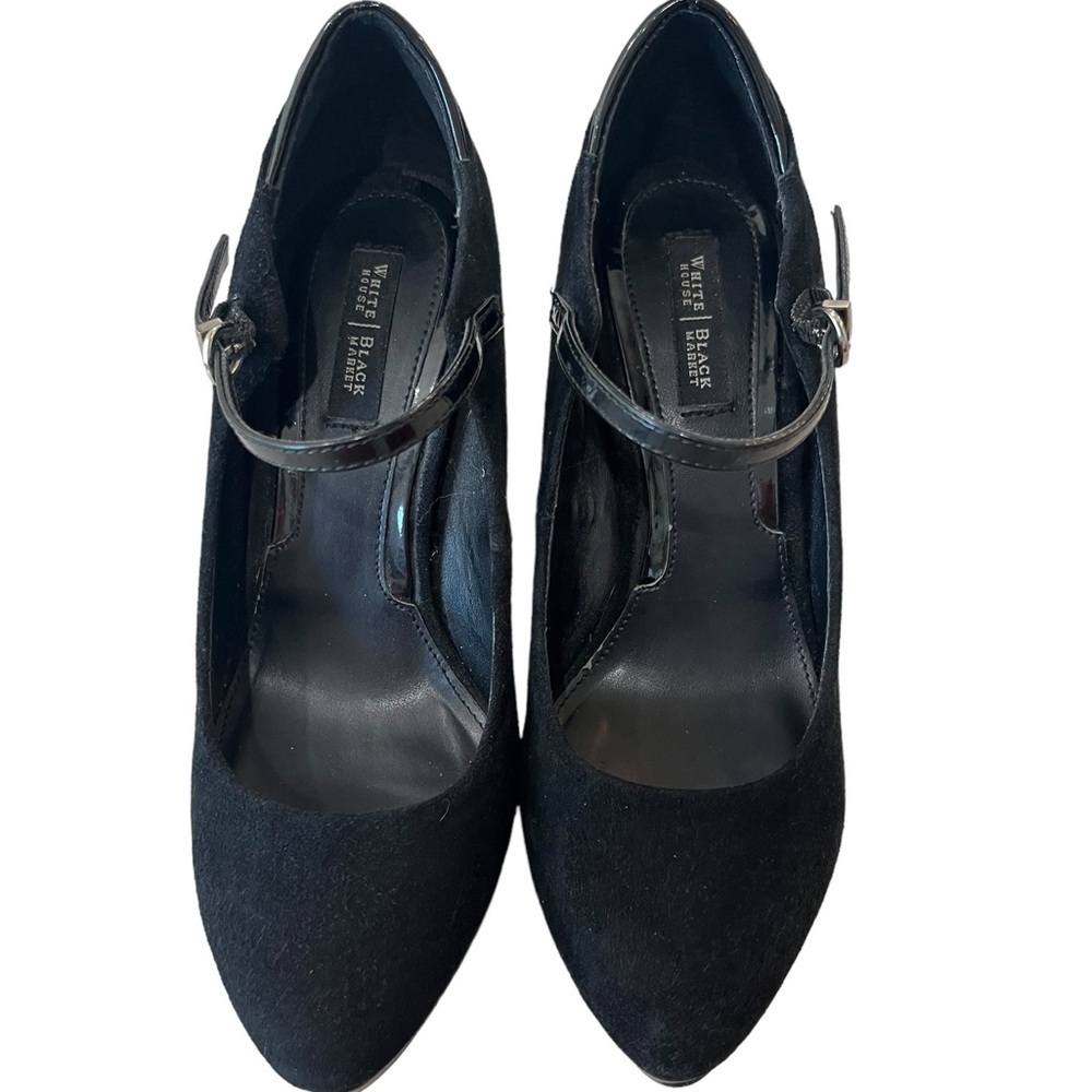 Like New!! White House Black Market Black “Juniper” (Mary Jane Style), S…